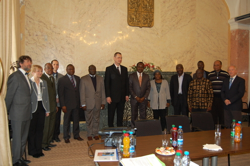 Jednání z ministrem cestovního ruchu Beninu na MMR, březen 2012, zdroj: MMR ČR